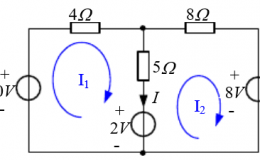 图示电路，列写网孔1的网孔电流方程，下列正确的是（   ）