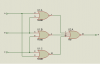 在某次电路试验中，一同学按照如下电路图搭建电路完成实验，其中A，B，C为输入端，F为输出端，各门电路引脚如图所示。实验过程中，他将B输入端外接到地，A，C输入未知，请你帮他判断一下，以下A、C、F端输入输出电平组合合理的是？