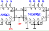 同步可预置数的可加/减4位二进制计数器74LS191芯片组成下图所示电路。各电路的计数长度<em>M</em>为多少？